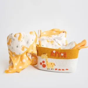 Baby Giraffe & Cute Polka -  Essentials Gift Basket