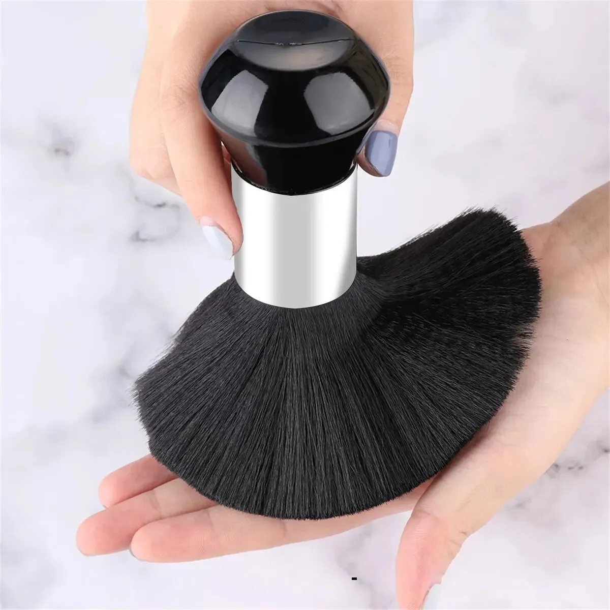 Barbershop Hair Cut Brush Black Hairdressing Duster for Neck Hair Cleaning and Cutting Barber Accessories and Tools