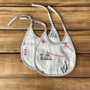 Bohemian Animal Bibs (Set of 2)