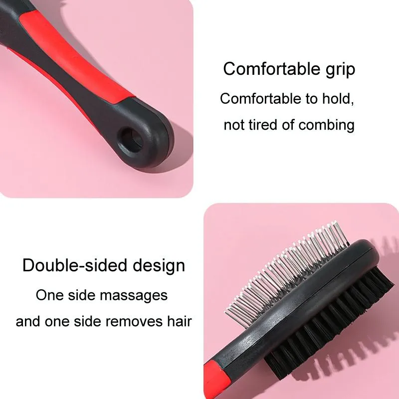 Double Sided Pet Comb For Clean Grooming