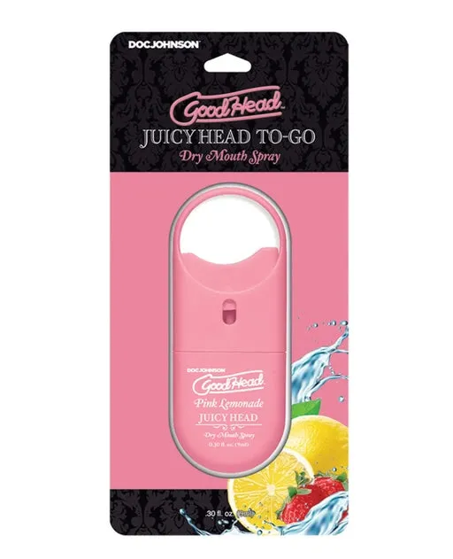 GoodHead - Juicy Head Dry Mouth Spray To-Go - Pink Lemonade - .30 fl. oz.