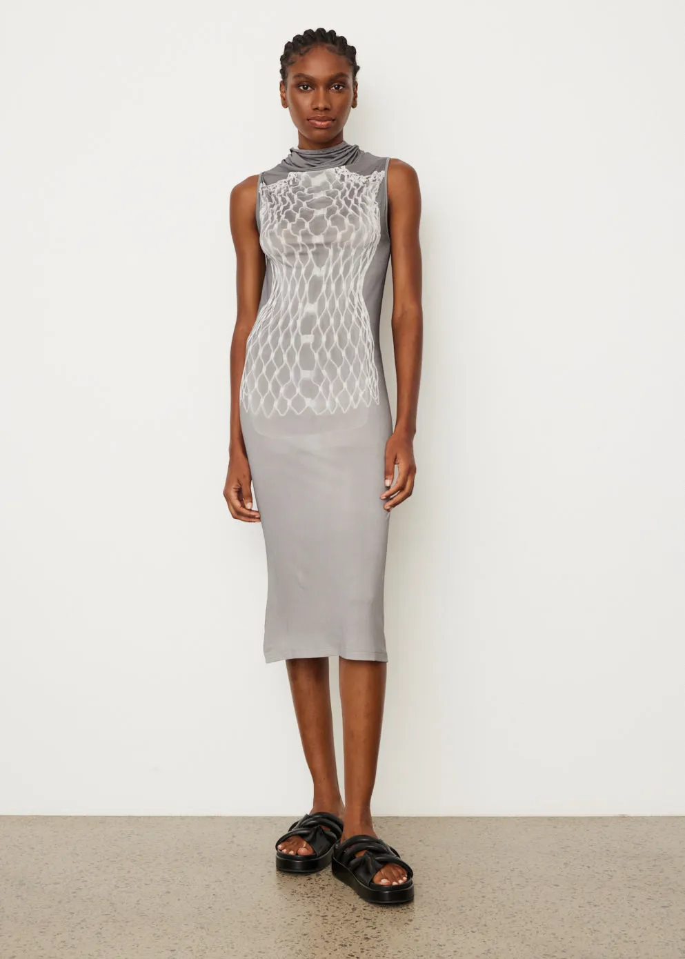 Jersey Printed Dress