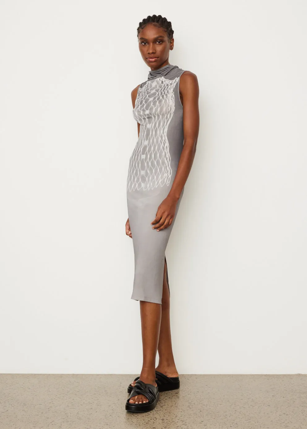 Jersey Printed Dress