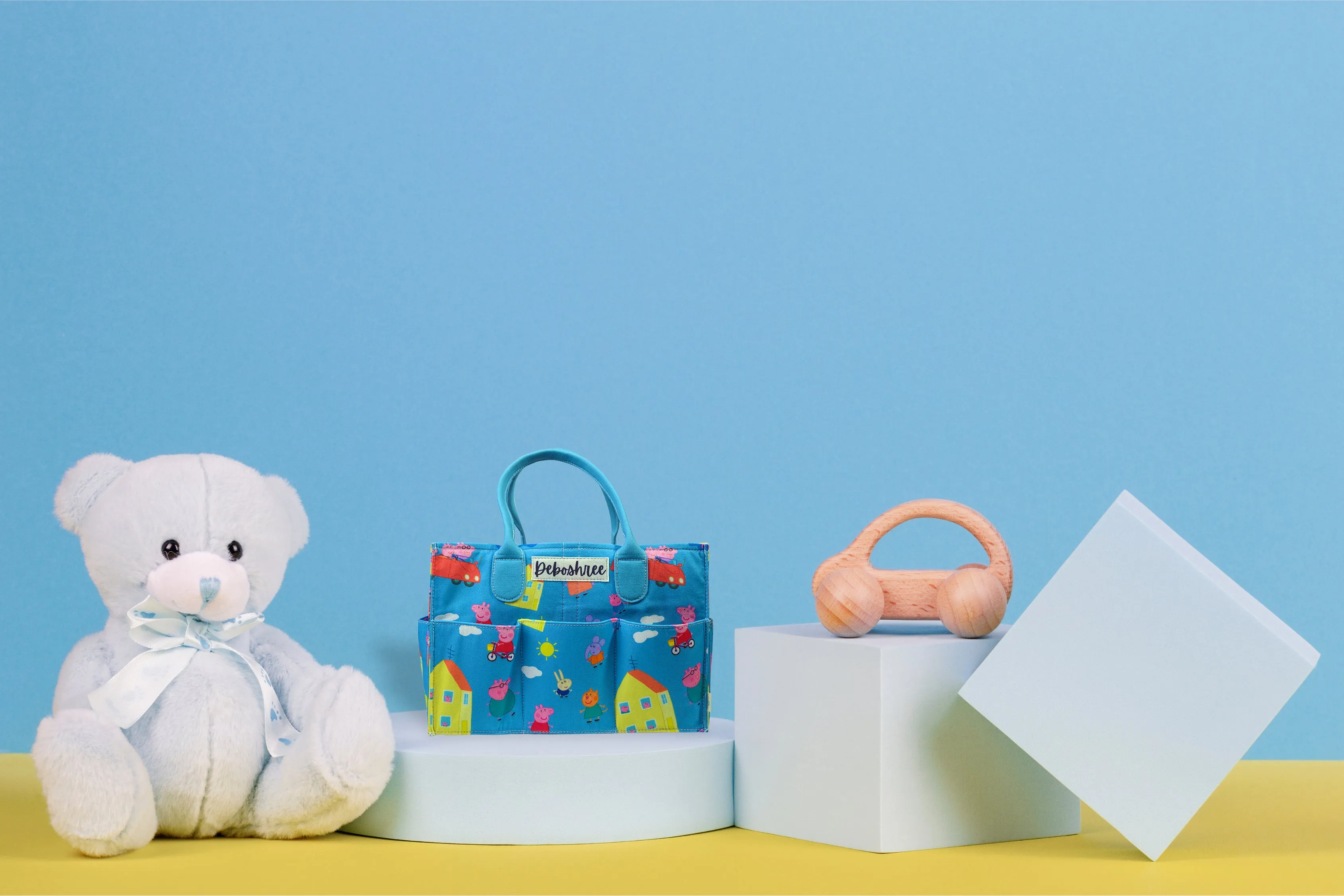 Junior Tidy Up Personalised Diaper Caddy