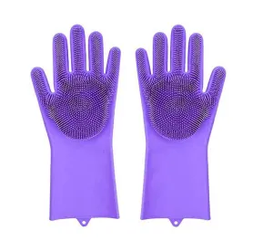 Magic Dishwashing Gloves Multi-Color