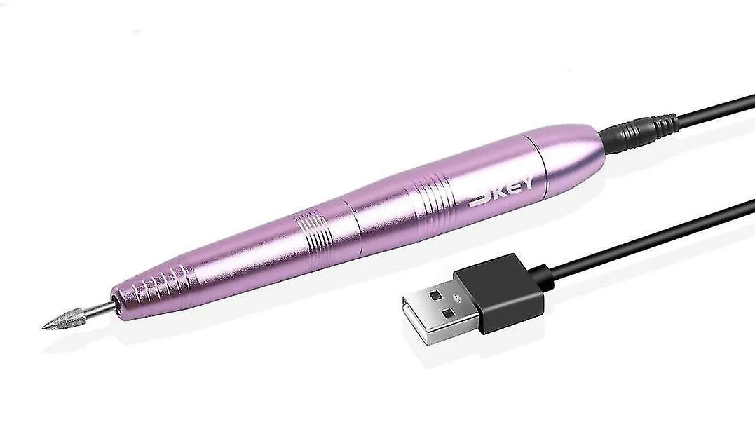 Nail dryers electric usb nail file drill portable professional manicure pedicure set pink