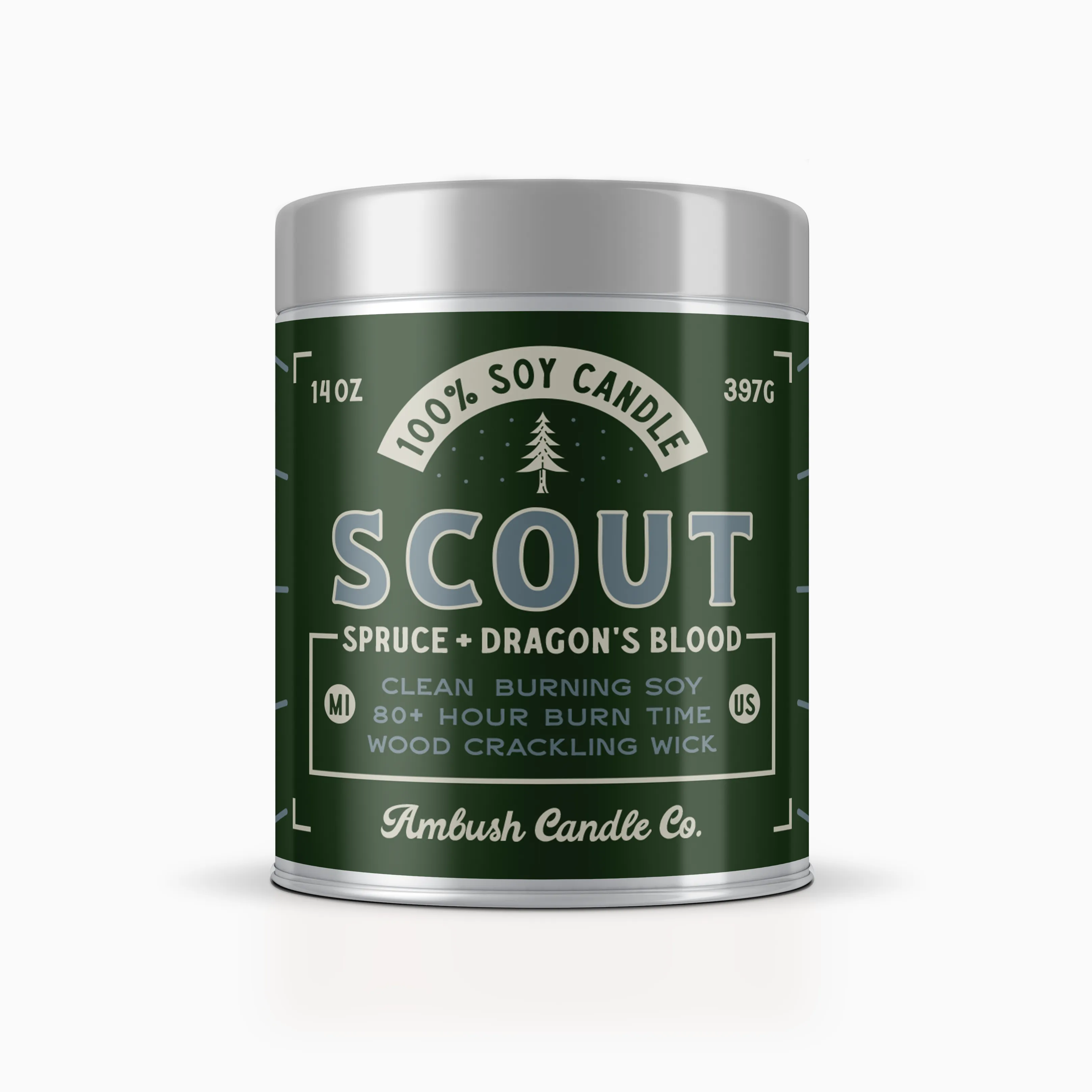 Scout | Spruce   Dragon's Blood 14oz Soy Candle