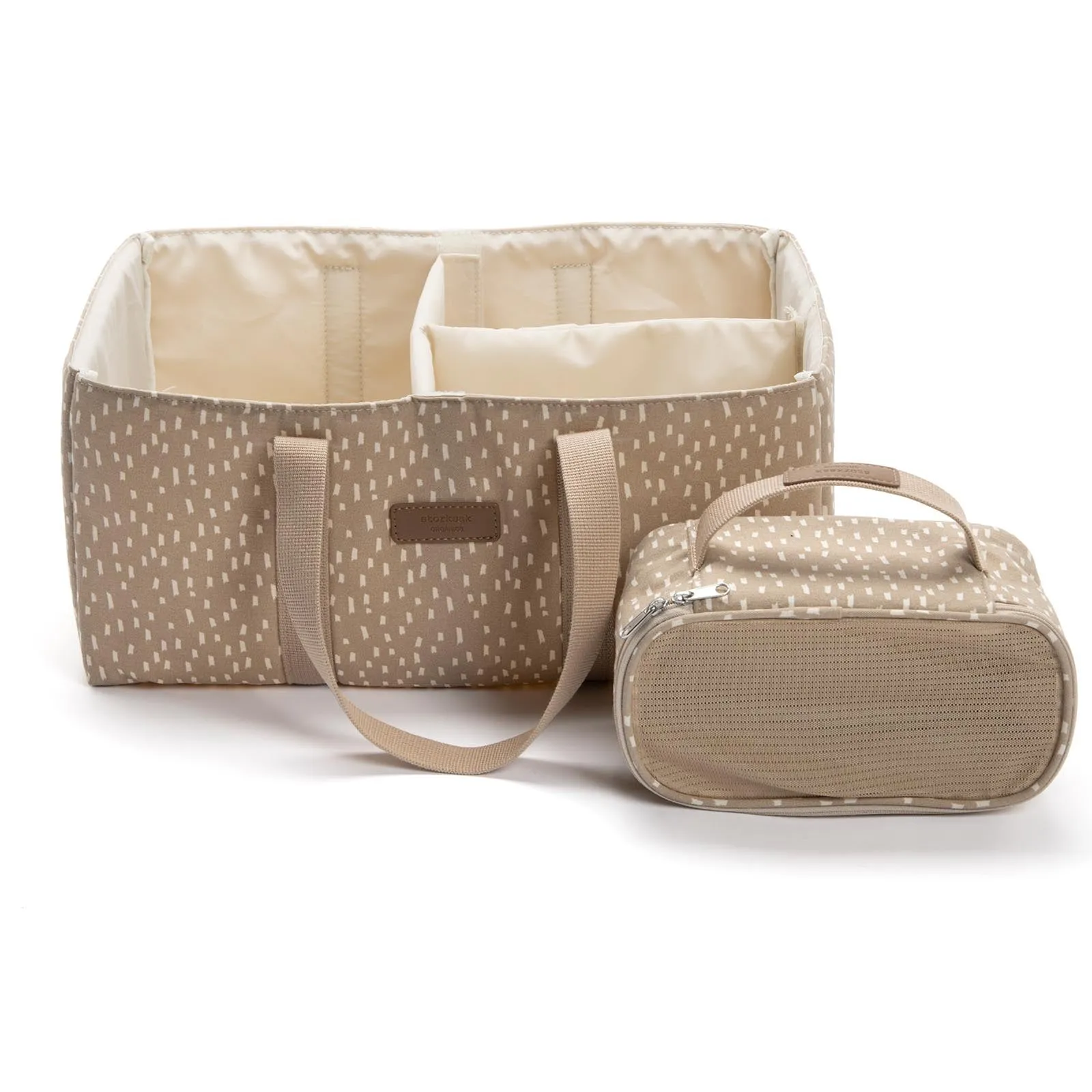 Storksak Organic Cotton Nappy Caddy