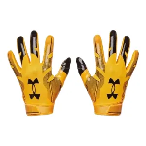 UNDER ARMOUR Football Gloves  Gold