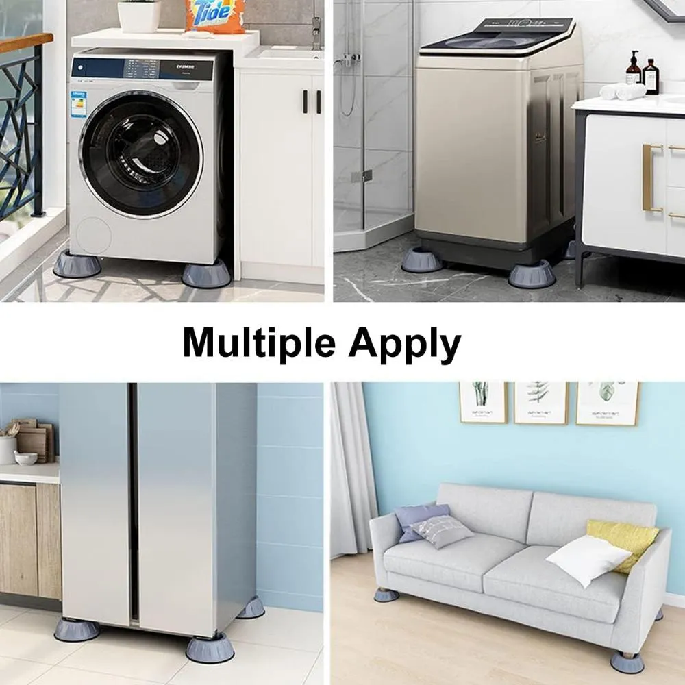 washmachine feet dampeners refrigerators reduce vibrations foot pegs ✈️ free.shipping