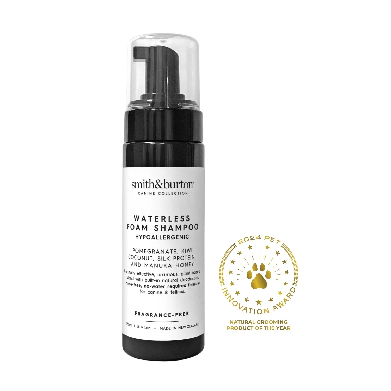 Waterless Foam Shampoo Hypoallergenic