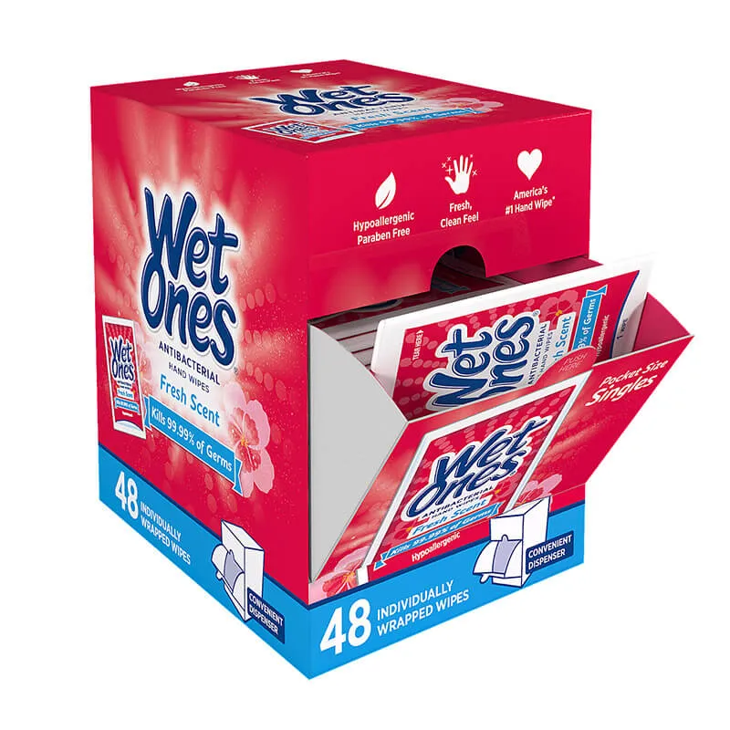 Wet Ones® Antibacterial Hand Wipes Fresh Scent
