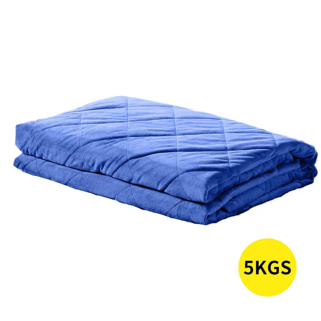 Winston Weighted Soft Blanket 5KG Anti-Anxiety Gravity - Royal Blue